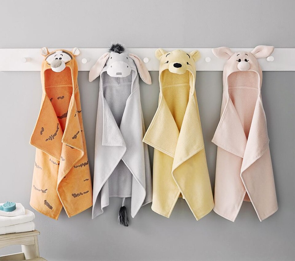 Disney Winnie the Pooh Baby Hooded Towel Pottery Barn Kids AU